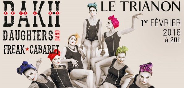 Афіша. Гурт «Дах Дотерс». Концерт 01.02.16 «Le Trianon», Париж, Франція